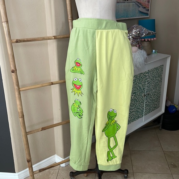Disney Pants - DISNEY The Muppets Kermit Split Jogger NWT